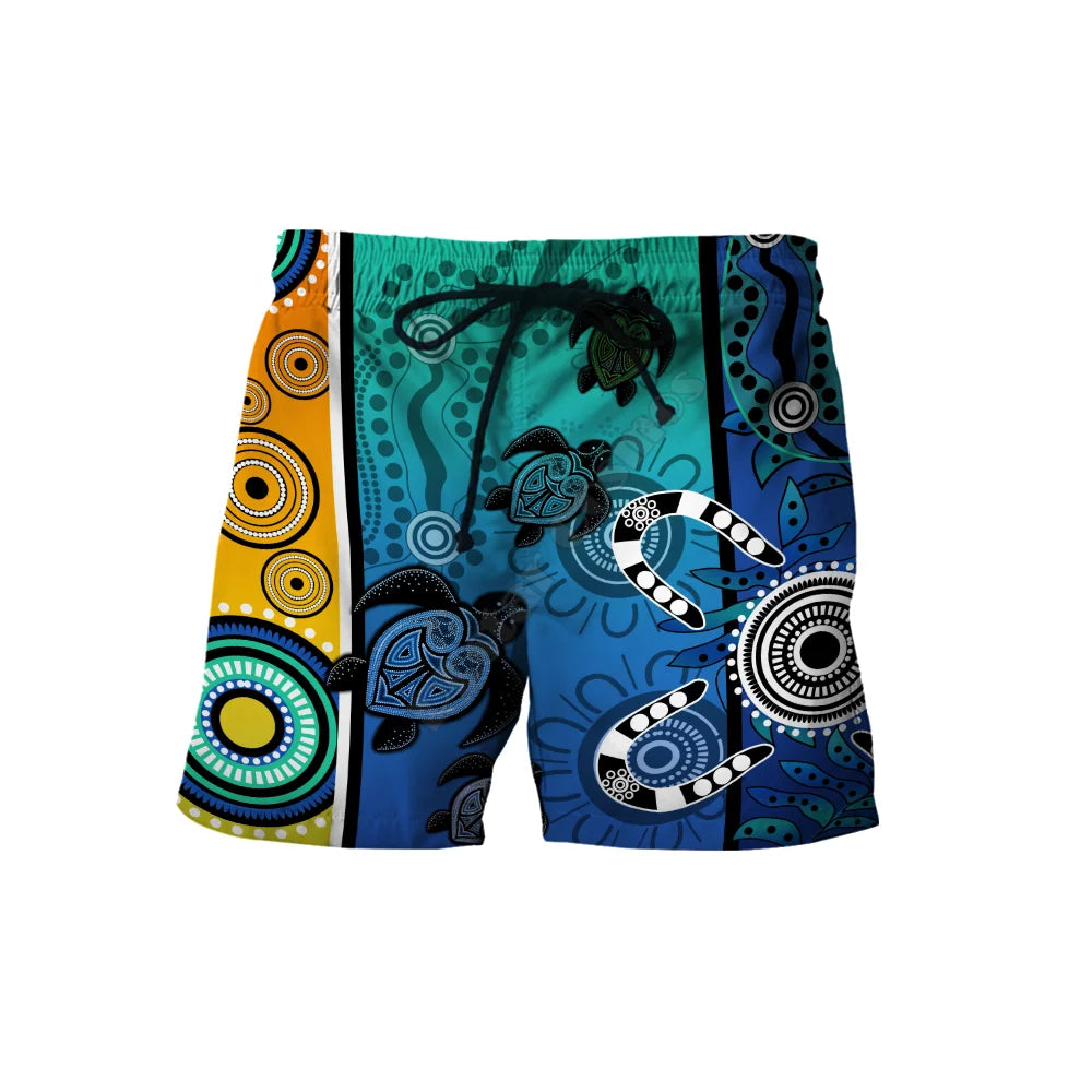 Aboriginal Australia Women Men Shorts