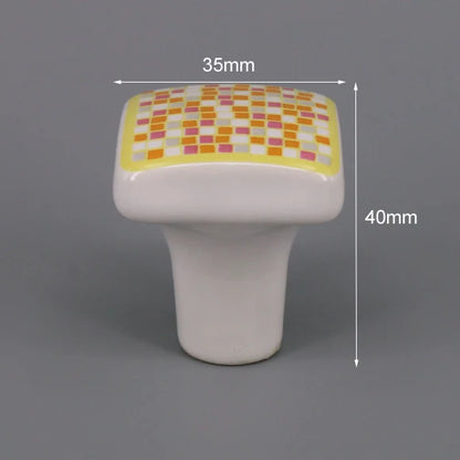 Multi-color Ceramic Drawer Knobs