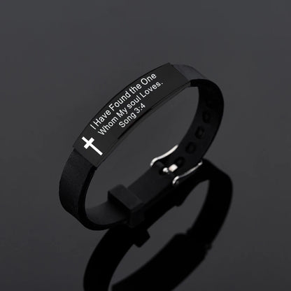 Inspirational Faith Silicone Bracelets