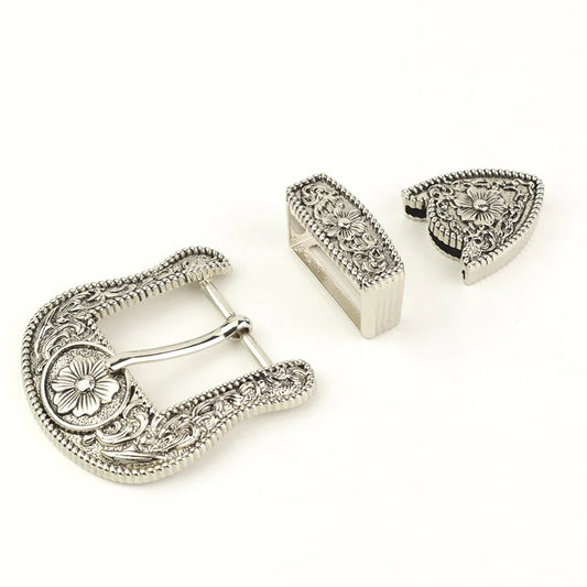 Leather Craft Belt Buckle Set