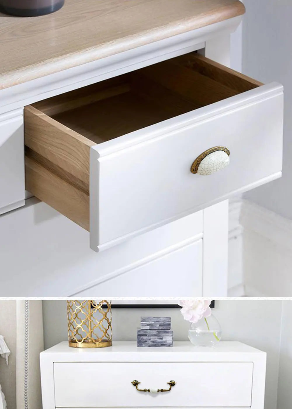 1 Pc Ceramic Knobs Pulls Dresser Drawer Knob