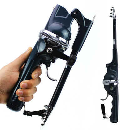 High quality foldable fishing rod wit