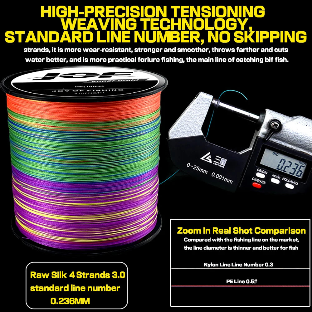 4 Strands Braided Fishing Line