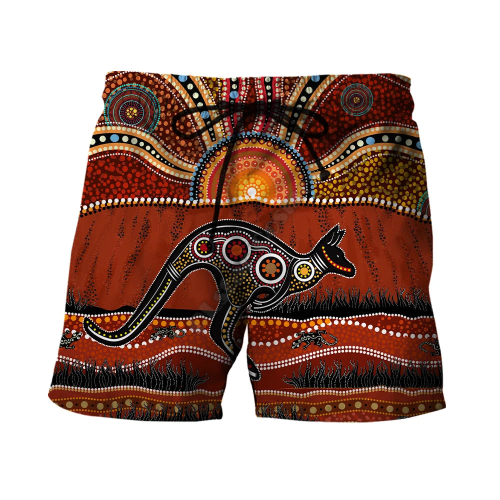 Aboriginal Australia Women Men Shorts