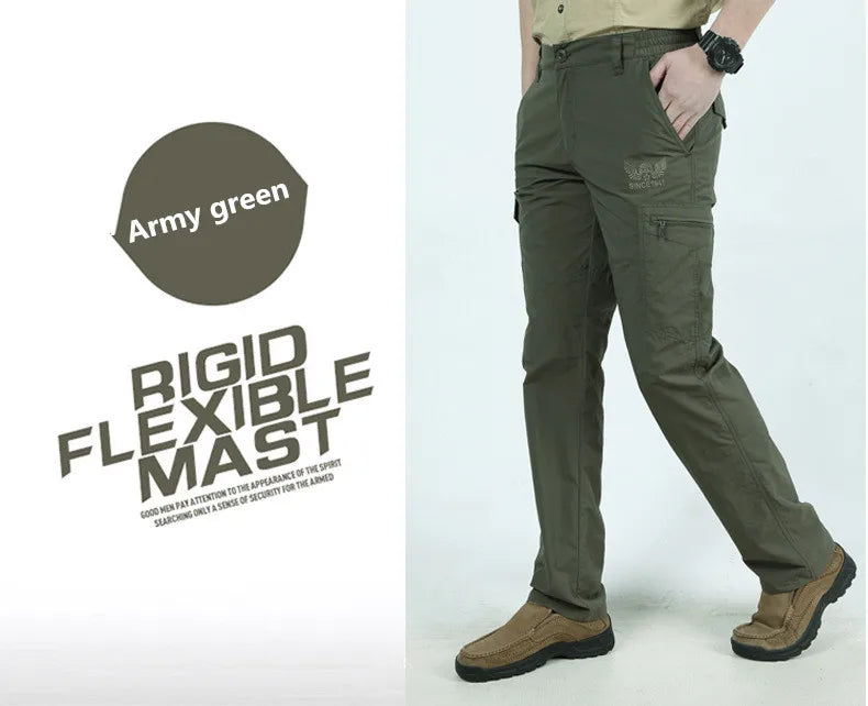 Men's Summer Lightweight Tactical Pants Breathable
