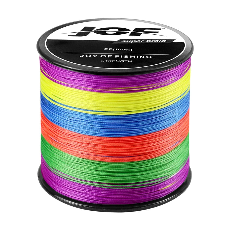JOF Braid Fishing line 300M 500M 1000M 4 Strands  10-82lb