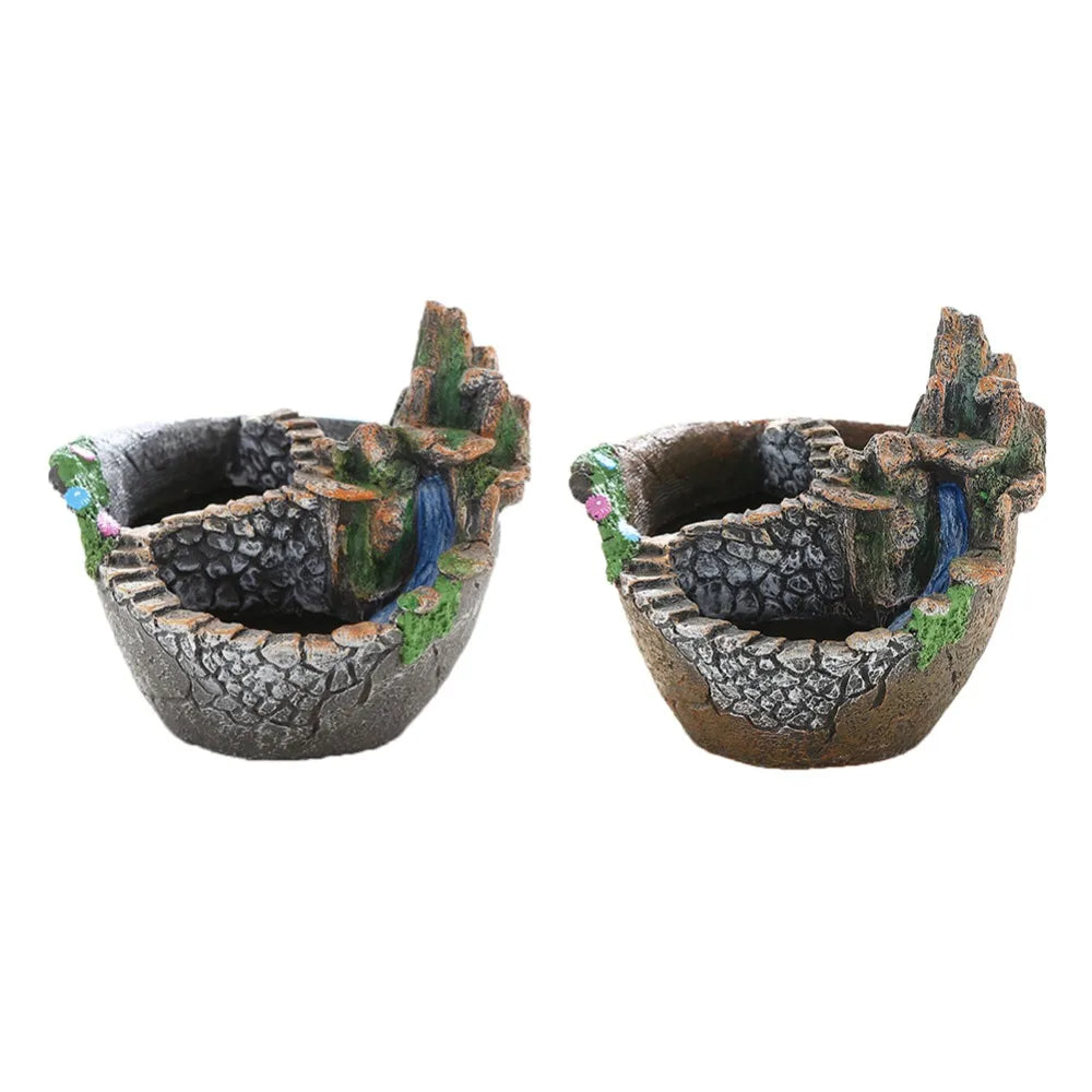 Succulent Plants Planter Flowerpot Resin Flower Pot