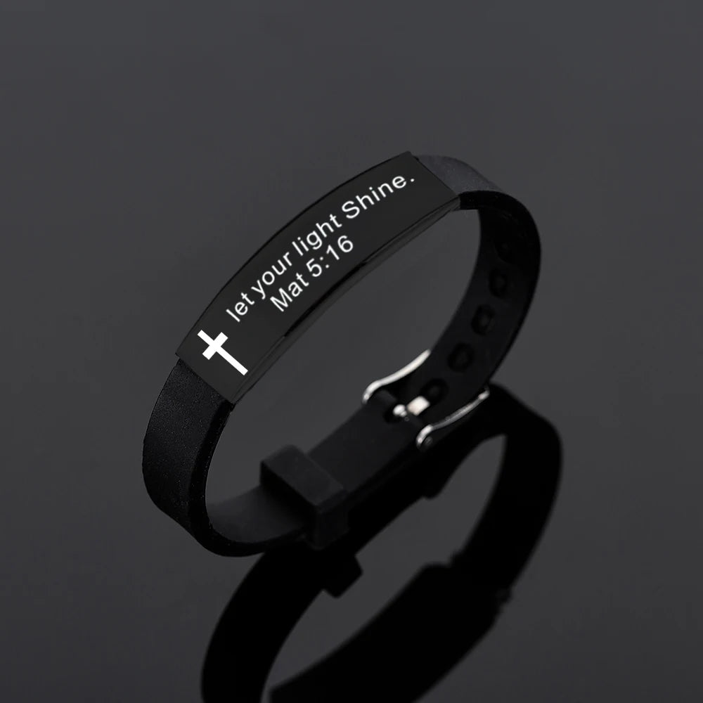 Inspirational Faith Silicone Bracelets