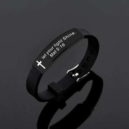 Inspirational Faith Silicone Bracelets