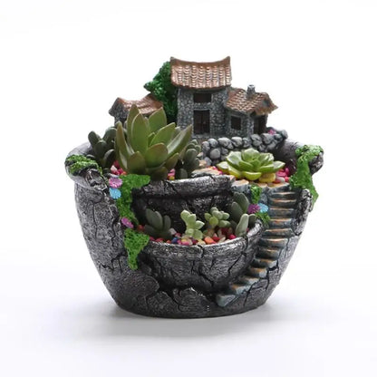 Succulent Plants Planter Flowerpot Resin Flower Pot