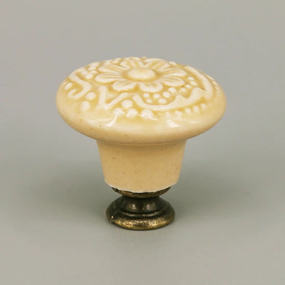 1 Piece Rural Ceramic Drawer Knob