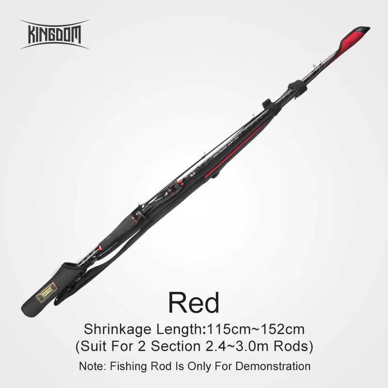 Kingdom Spinning Fishing Rods 102cm-152cm Casting Rod Protection Rope