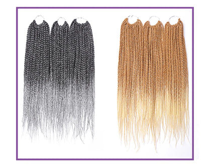 Box braid Synthetic Braiding Hair Extensions