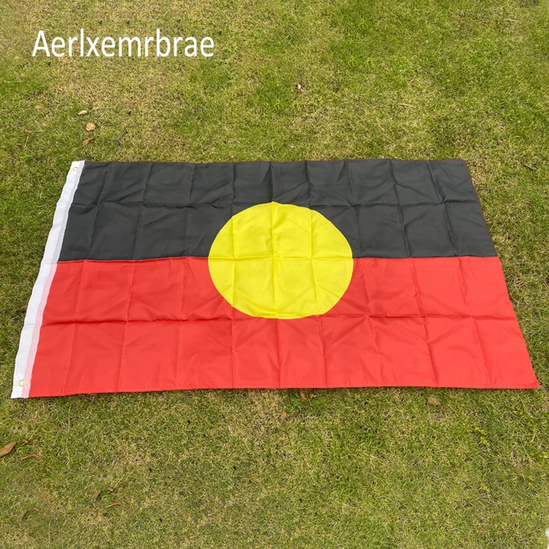 90x150cm Australian Aboriginal Flag