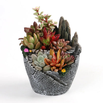 Succulent Plants Planter Flowerpot Resin Flower Pot