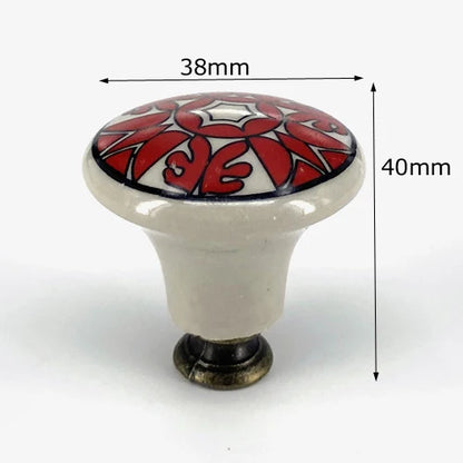 Multi-color Ceramic Drawer Knobs