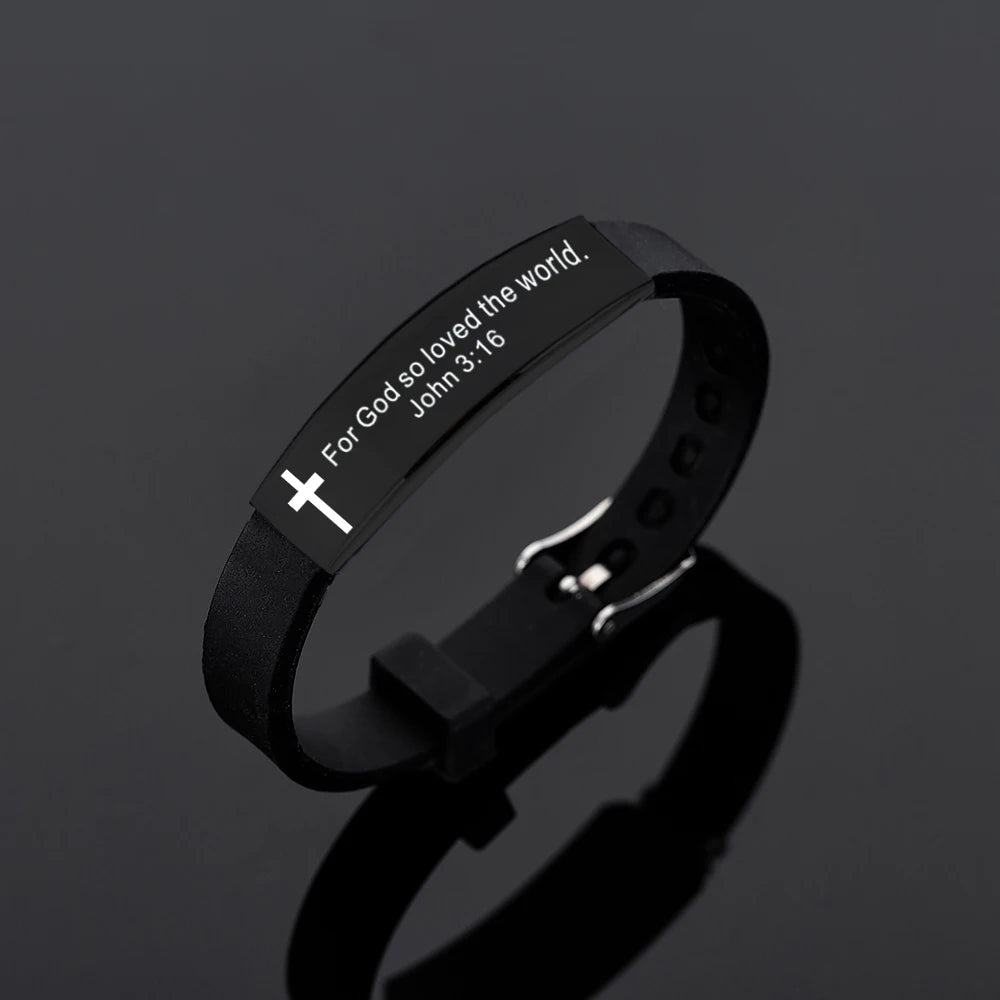 Inspirational Faith Silicone Bracelets