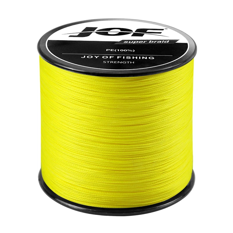 JOF Braid Fishing line 300M 500M 1000M 4 Strands  10-82lb