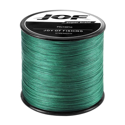 JOF Braid Fishing line 300M 500M 1000M 4 Strands  10-82lb