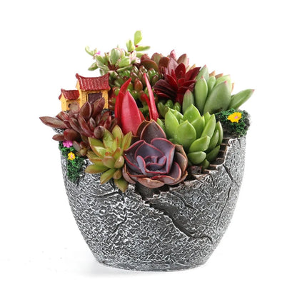Succulent Plants Planter Flowerpot Resin Flower Pot
