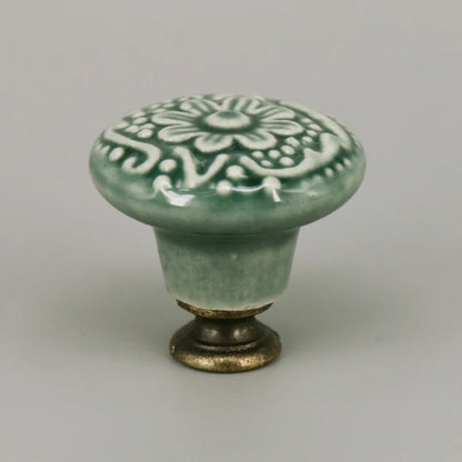 1 Piece Rural Ceramic Drawer Knob