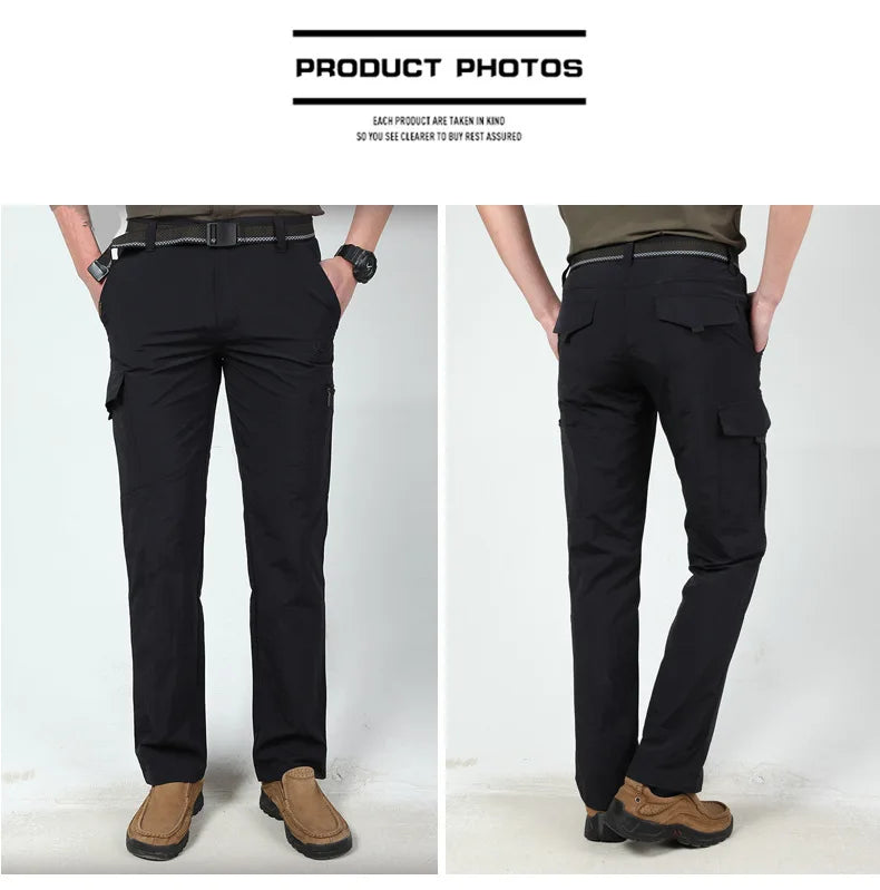 Men's Summer Lightweight Tactical Pants Breathable
