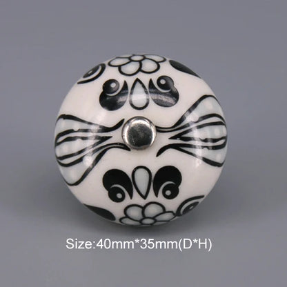 Multi-color Ceramic Drawer Knobs