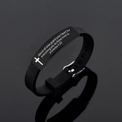Inspirational Faith Silicone Bracelets