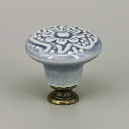1 Piece Rural Ceramic Drawer Knob
