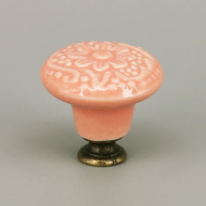 1 Piece Rural Ceramic Drawer Knob