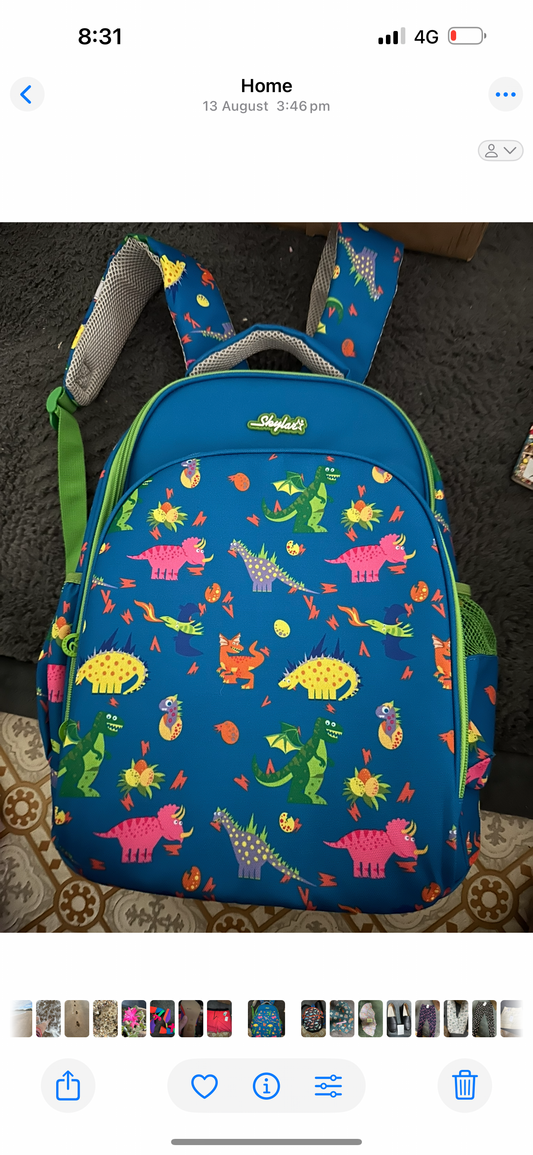 Dinosaur backpack