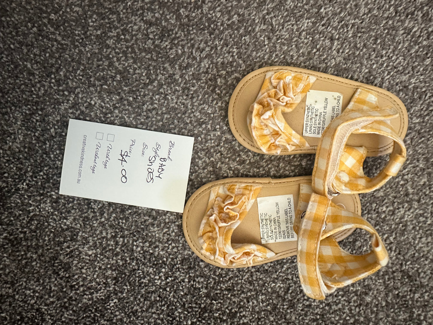 Baby and children shoes and thongs various prices