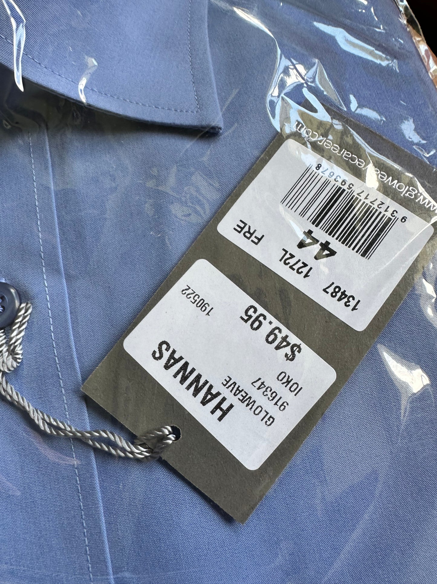 Men's Clothing – Size 44 – Hanna’s – Work Shirt