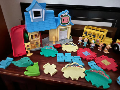 Cocomelon large playset with extras
