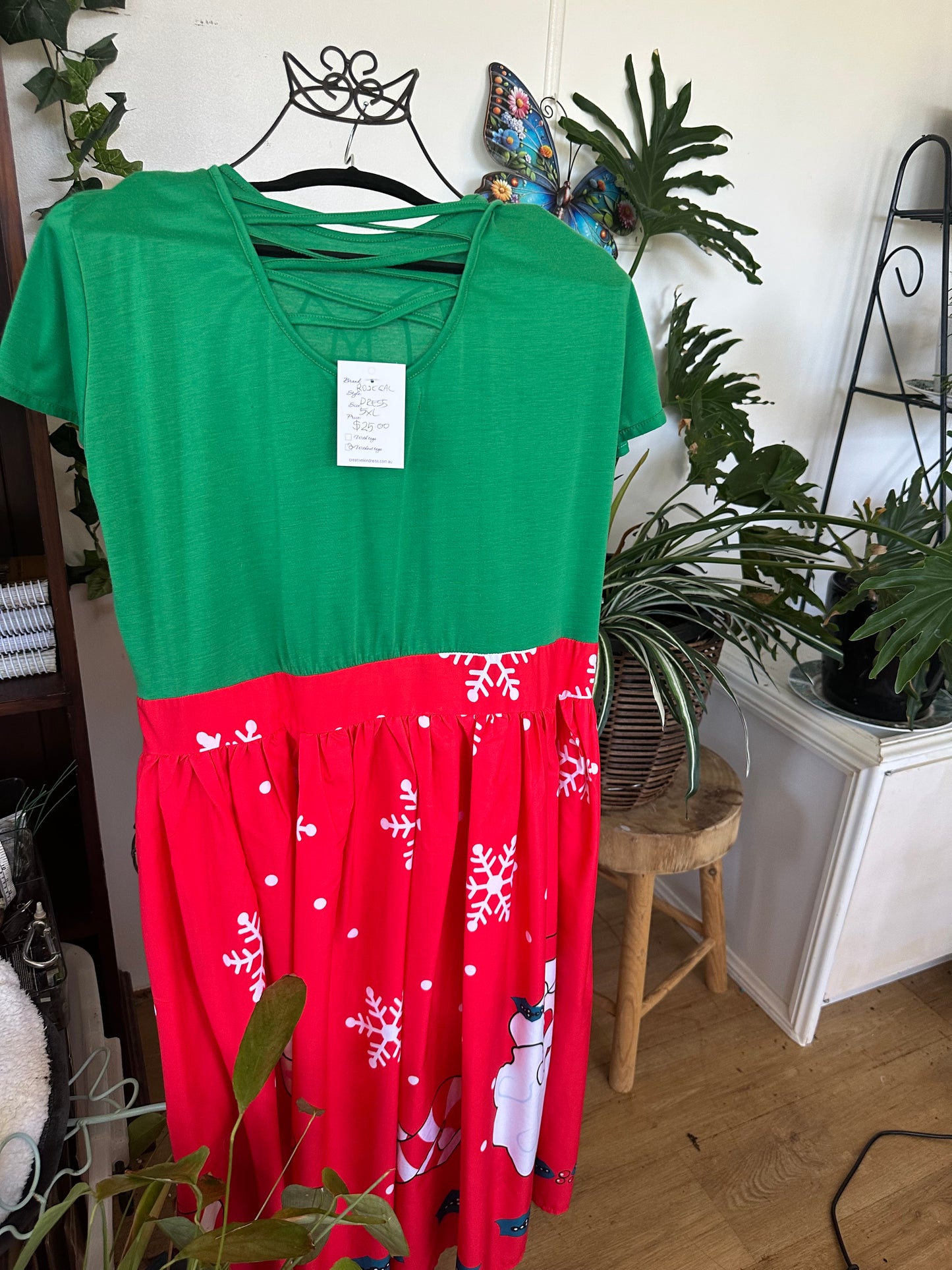 Christmas dress size 5xl