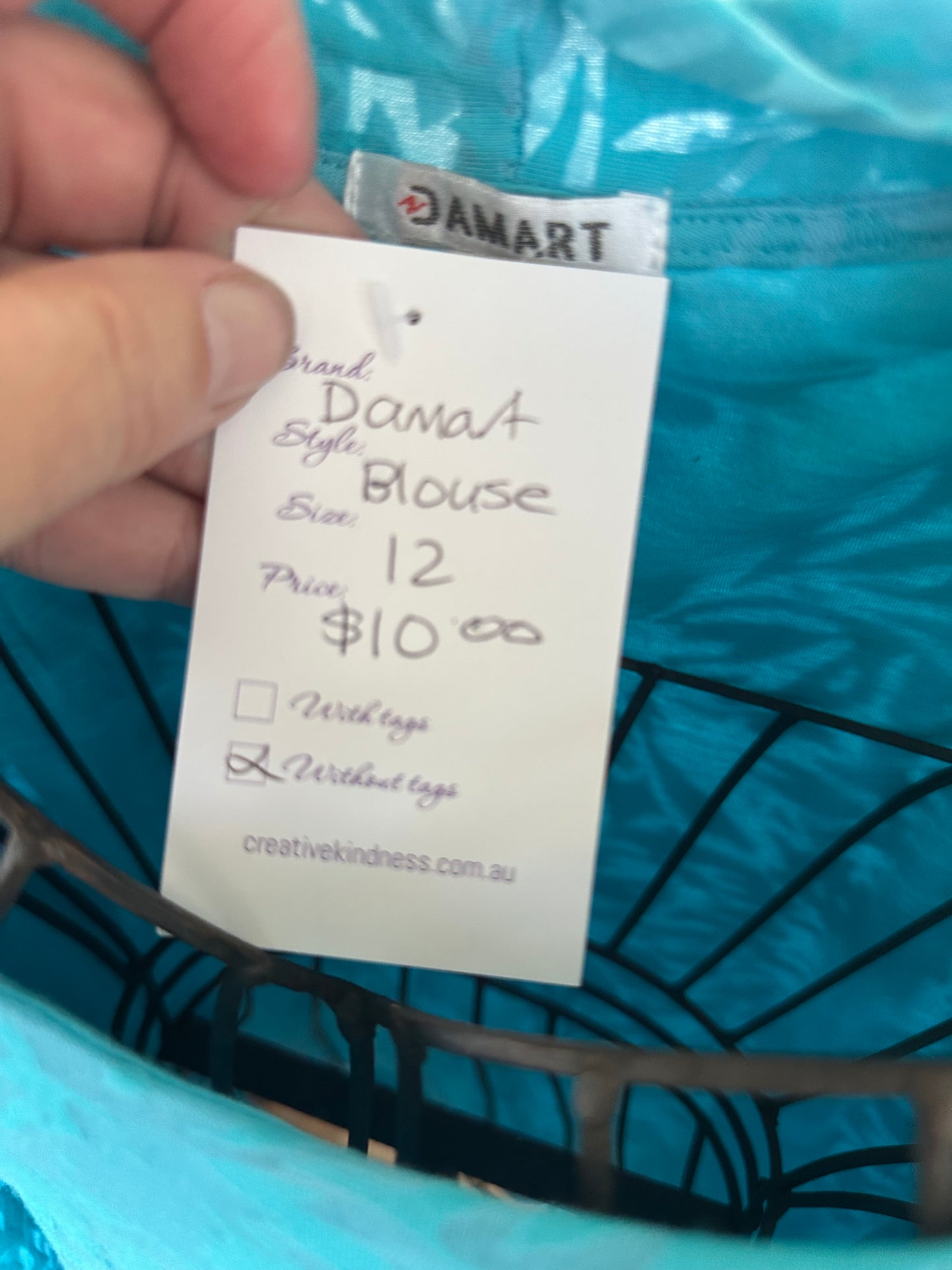 Damart blouse size 12