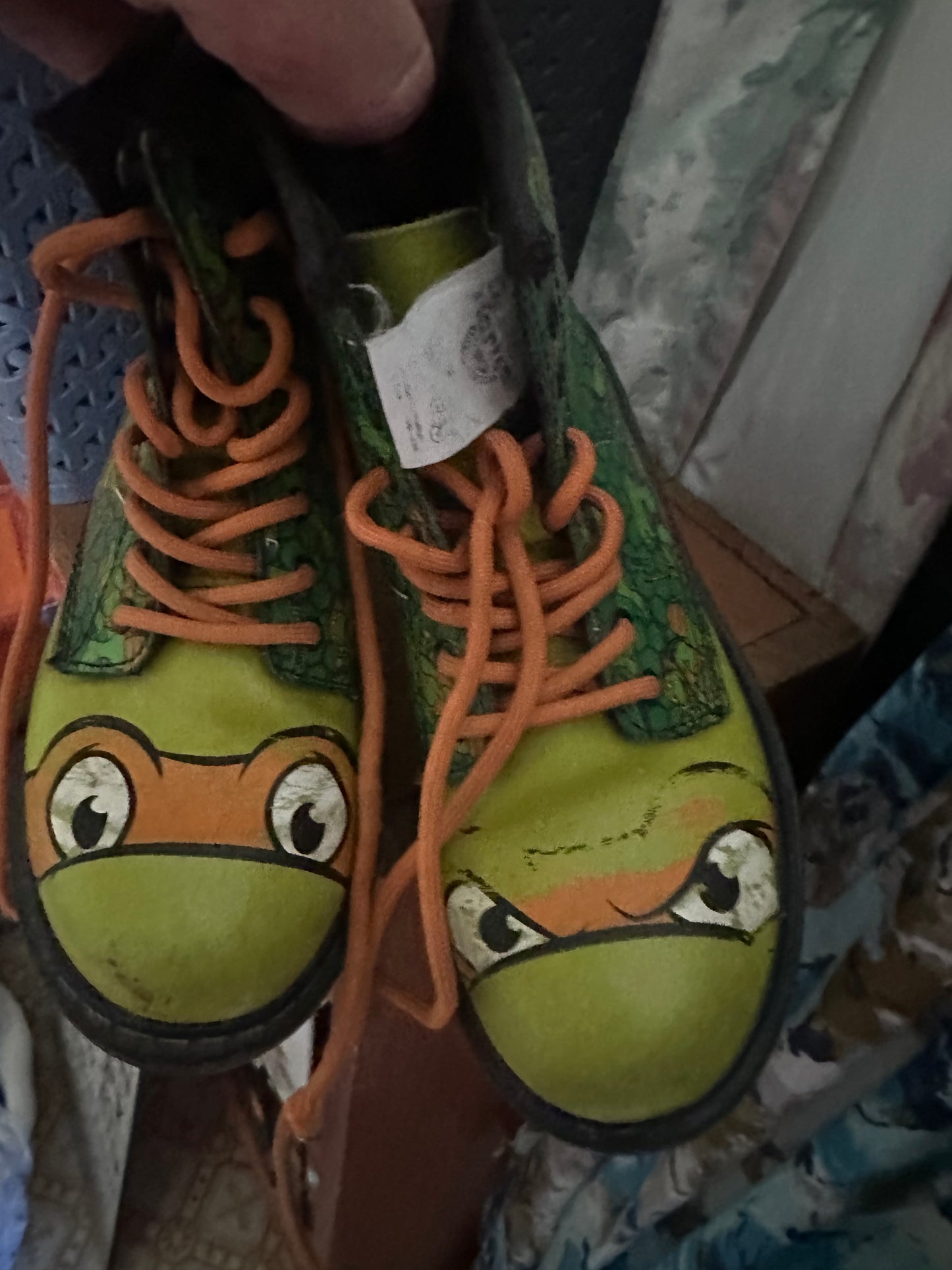 Doc Martin Teenage Mutant Ninja Turtles high top size 13 to one