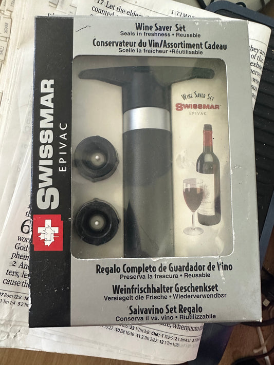 Swissmar epivac wine saver set