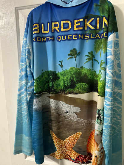Fishing shirt mens 4xl new  burdenkin