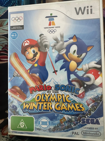 Nintendo Wii Family Games Bundle – Mario Kart Wii + Mario &amp; Sonic Olympic Games with Controllers &amp; Accessories