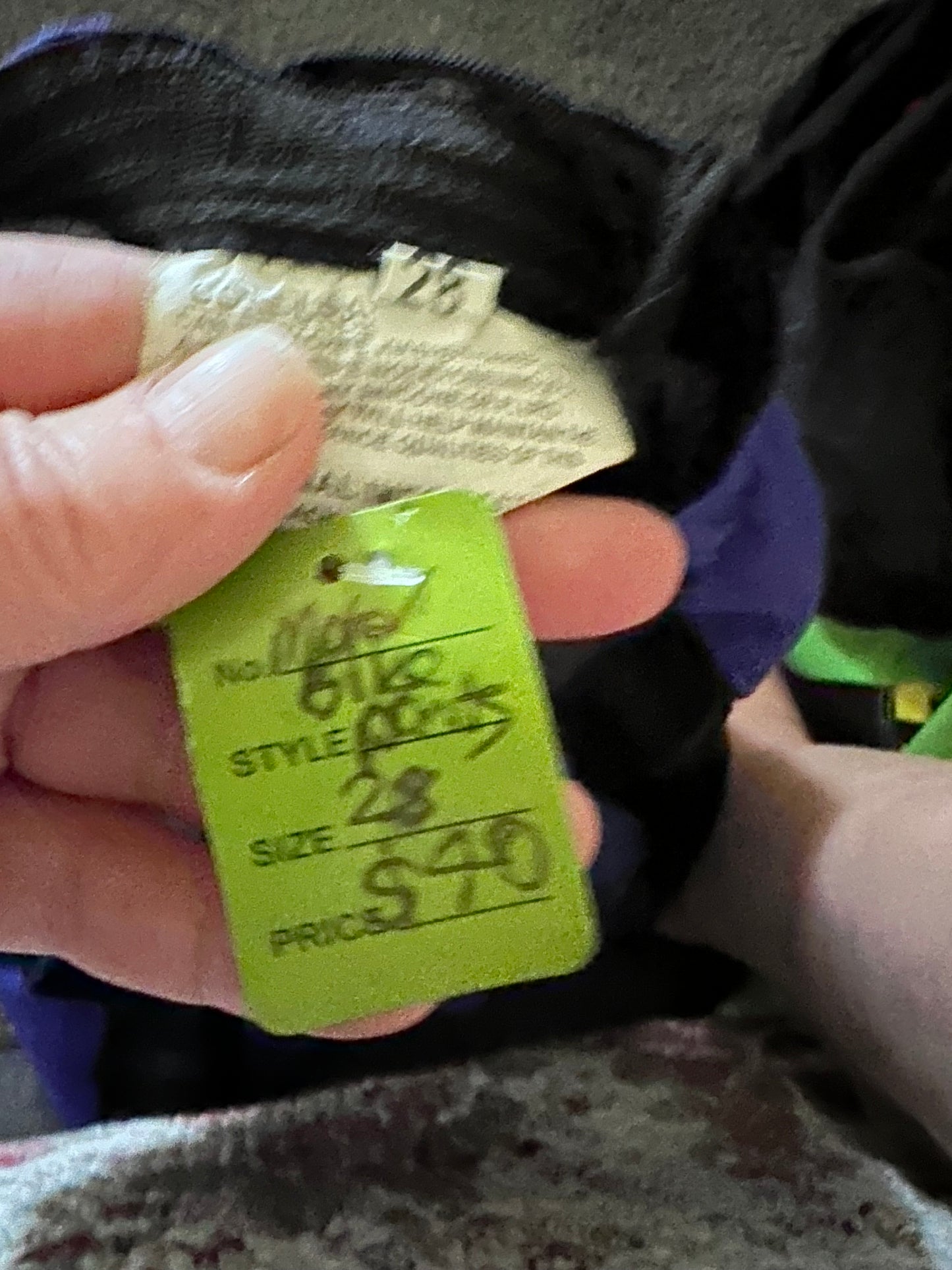 Motor bike pants size 6-8