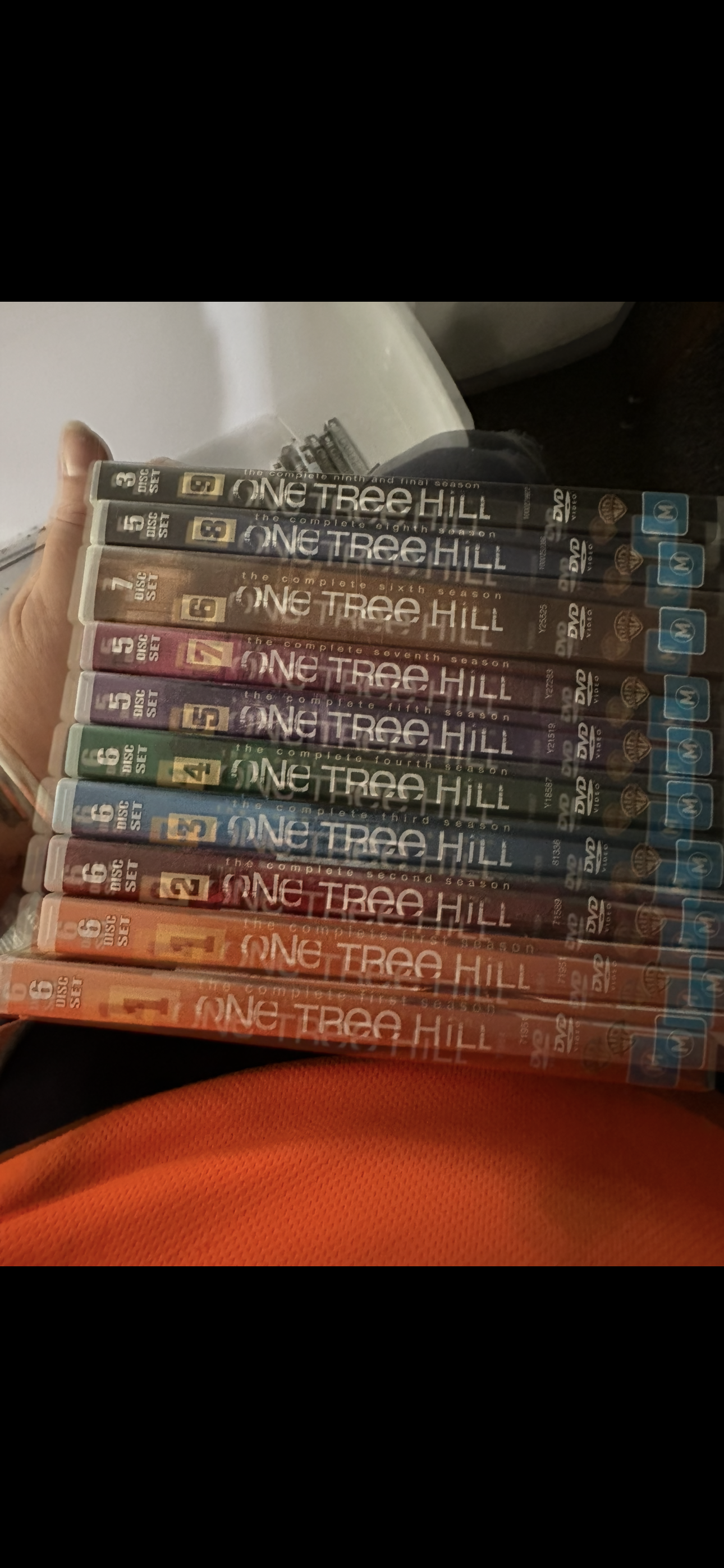 DVDs and blurays dvds $2 each boxed sets $5 per season blurays $5 each