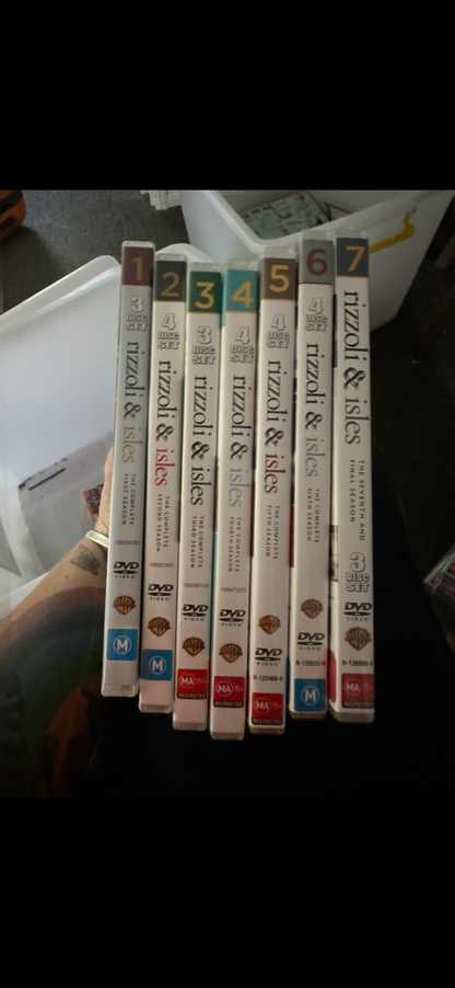 DVDs and blurays dvds $2 each boxed sets $5 per season blurays $5 each