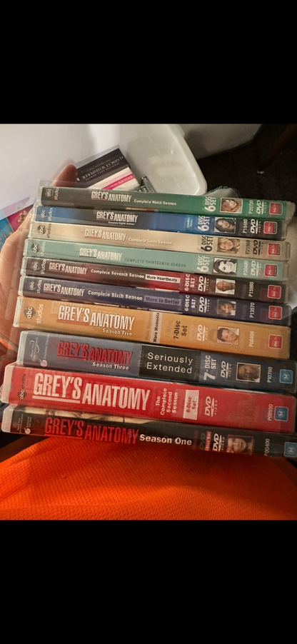 DVDs and blurays dvds $2 each boxed sets $5 per season blurays $5 each