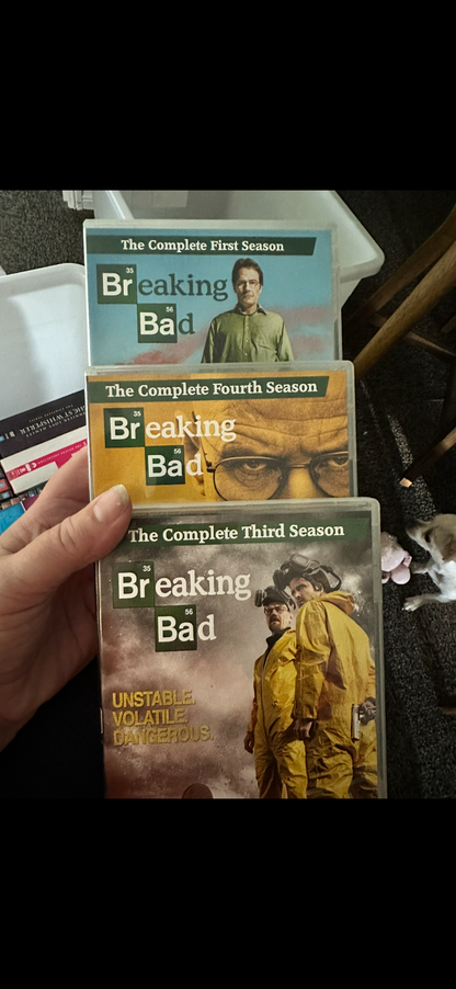 DVDs and blurays dvds $2 each boxed sets $5 per season blurays $5 each