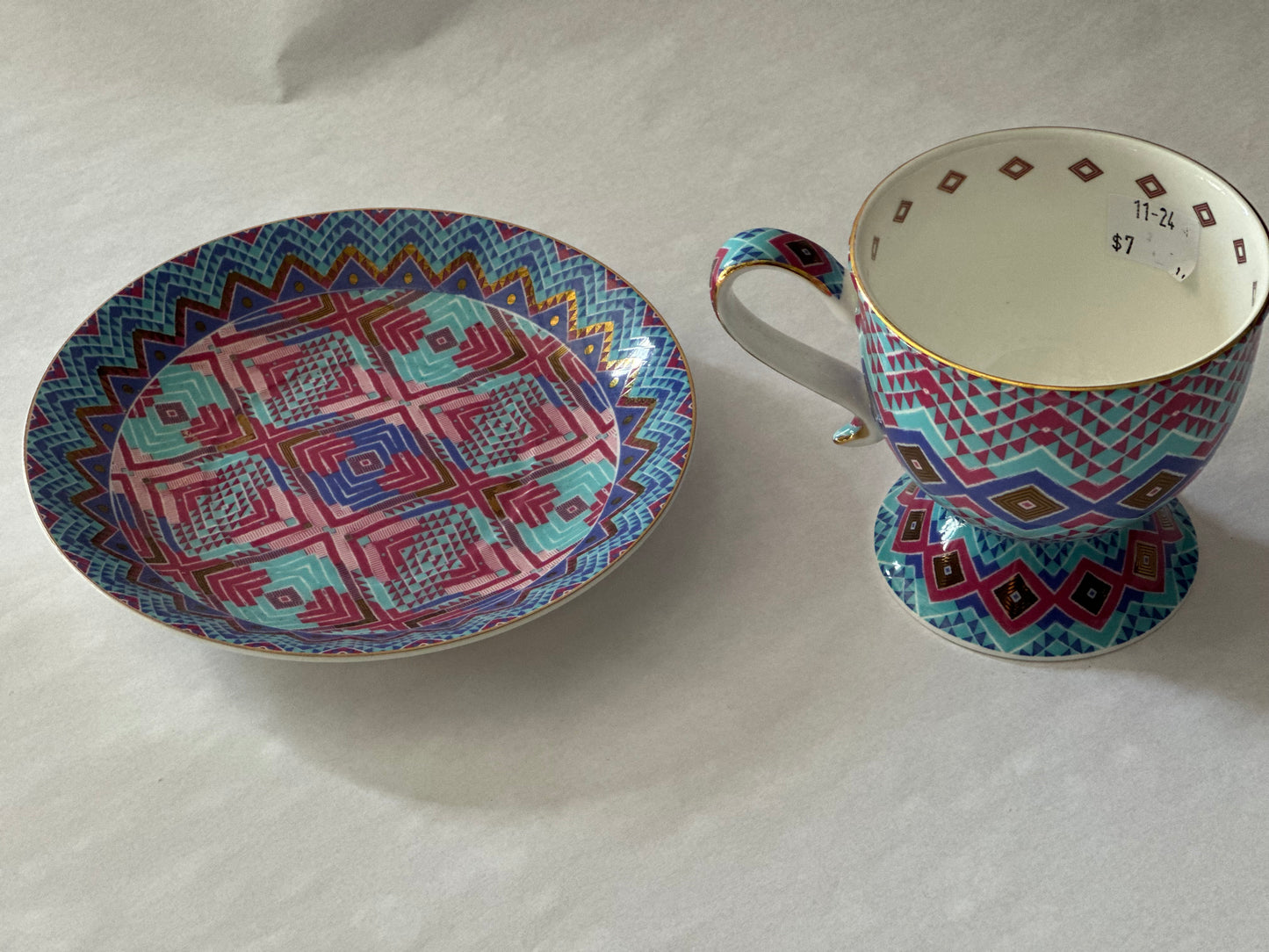 tea cup and saucer collectable as new