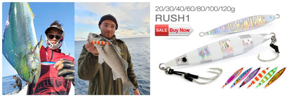 Glow Fishing Lure Casting Tuna15g30g40g60g Slow Pitch Jig Sea Bass