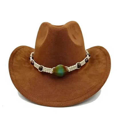 Suede cowboy hat