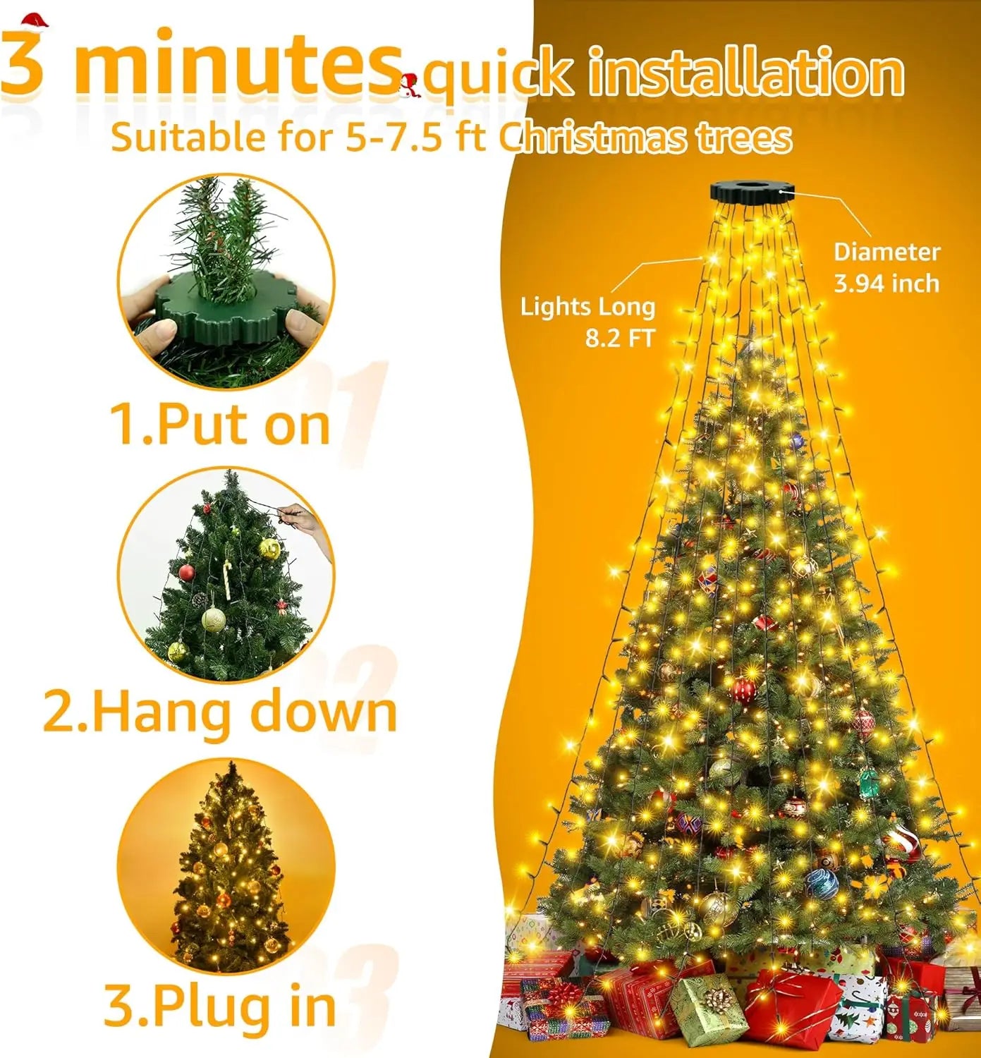 2M 1.5M Christmas  Fairy Lights