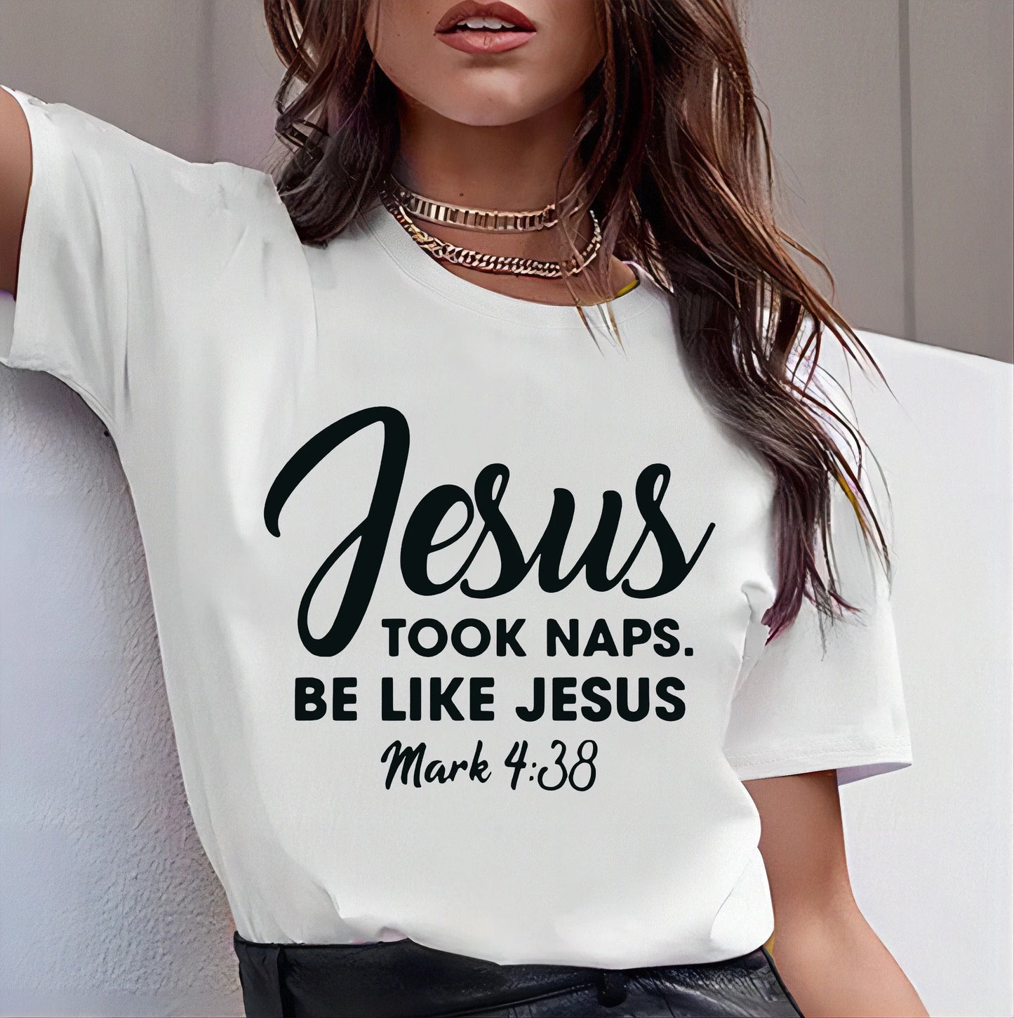 Jesus Took Naps  Christian t-Shirt